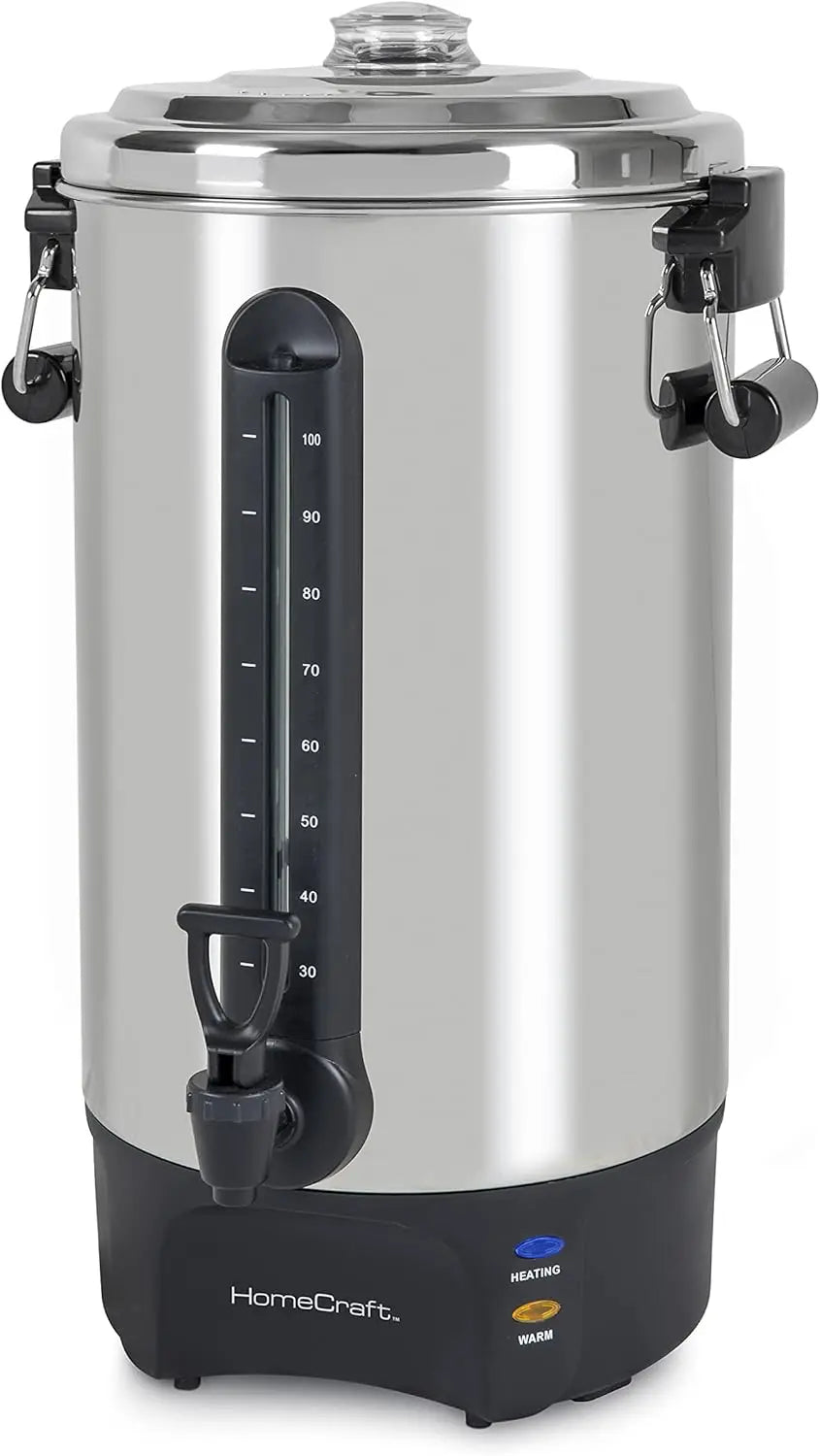 Homecraft Coffee Urn And Hot Beverage Dispenser With Dripless Faucet