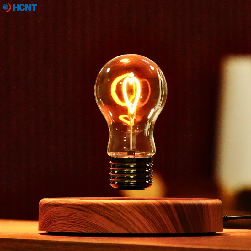 HCNT Levitating Bulb Lamp Magnetic Floating Desk Lamp Night Light
