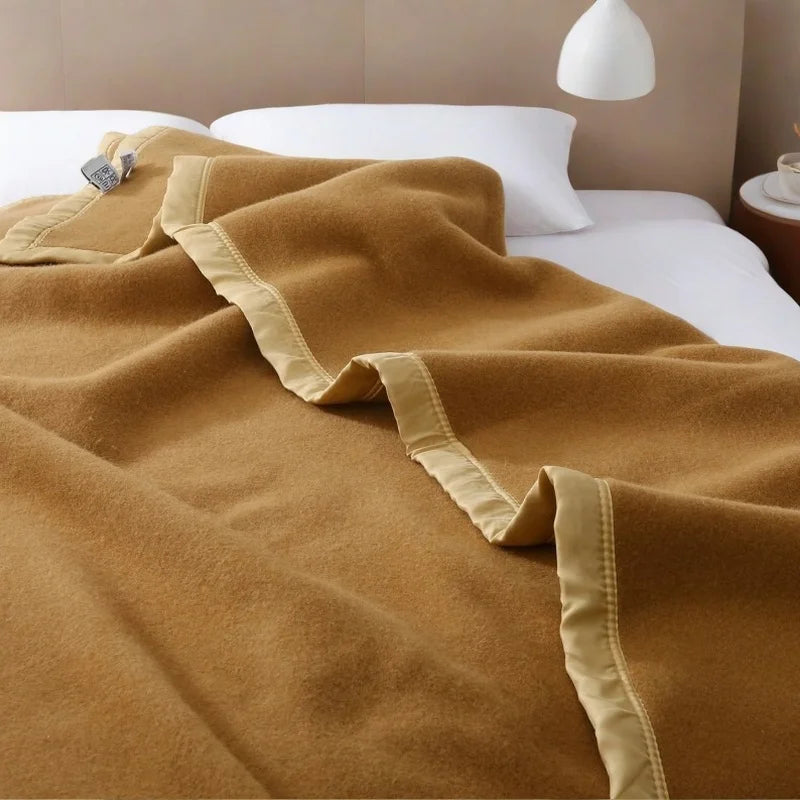 Wool Cashmere Blend Blanket 80 Percent Wool 20 Percent Cashmere All Season Cozy