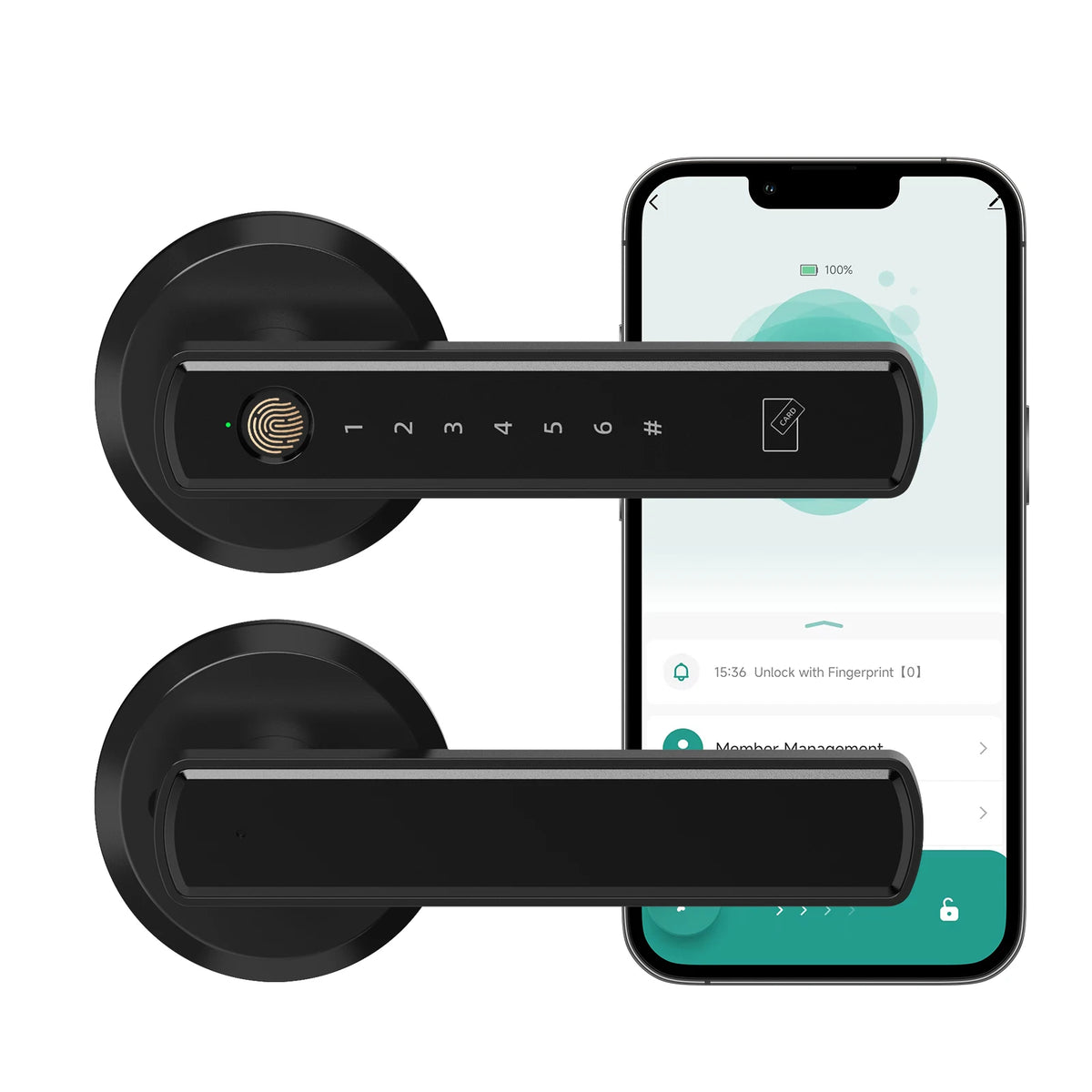 Viladepot Smart Fingerprint Door Lock With App Control Keypad