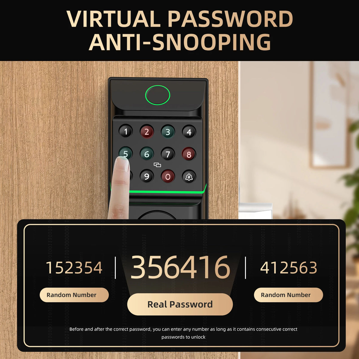 Viladepot Smart Lock Deadbolt Fingerprint App Control Bluetooth