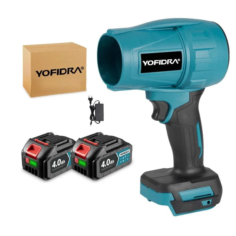 Yofidra 28000RPM Electric Air Blower Cordless Leaf Vacuum 18V Battery Included For Makita Battery Pin