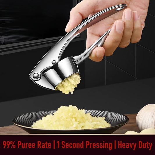 Multi-Function Garlic Press And Bottle Opener Aluminum Alloy Handheld Crusher Squeezer For Ginger Nut Easy