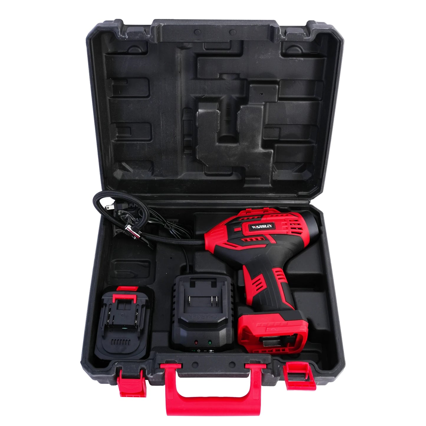 20V Car Tire Inflator Pump Air Compressor With Digital Display Auto Shutoff Precise 1 PSI Battery And 12V DC Backup