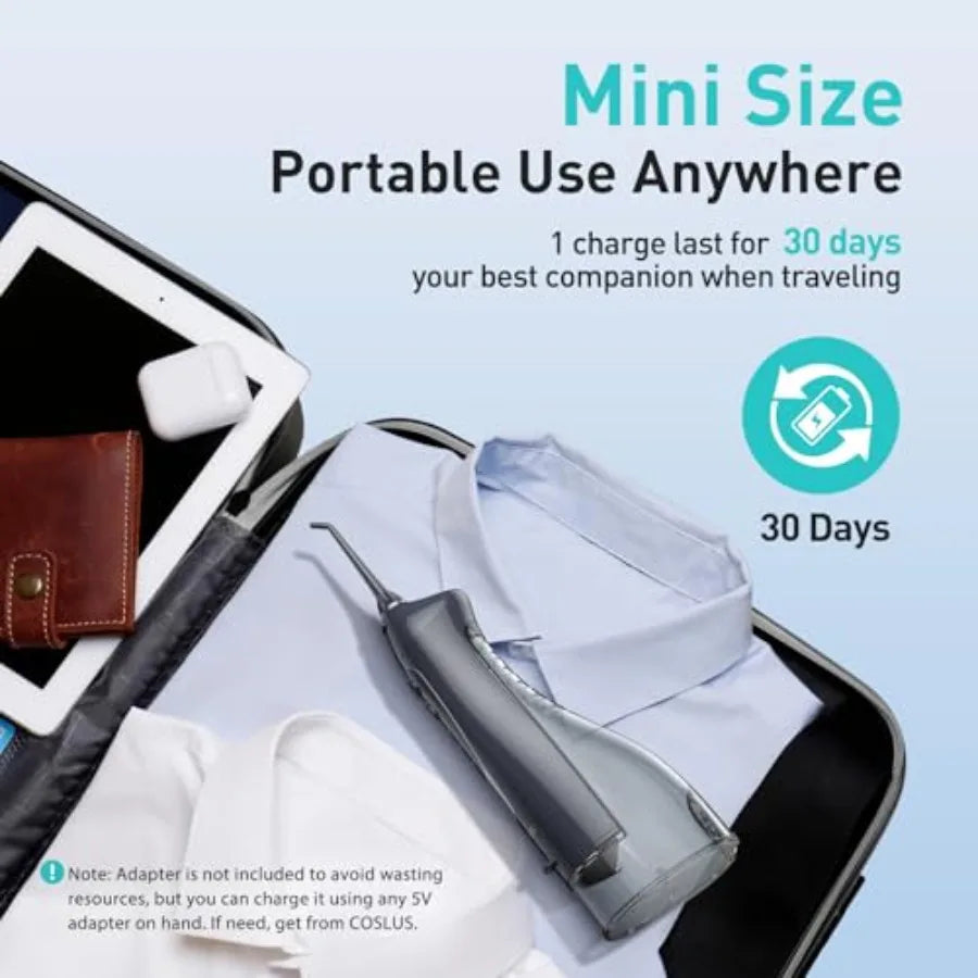 Dental Flosser Portable Cordless Oral Irrigator Rechargeable