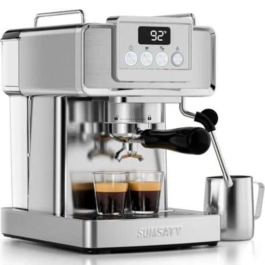 MDNG Professional 20 Bar Stainless Steel Espresso Machine