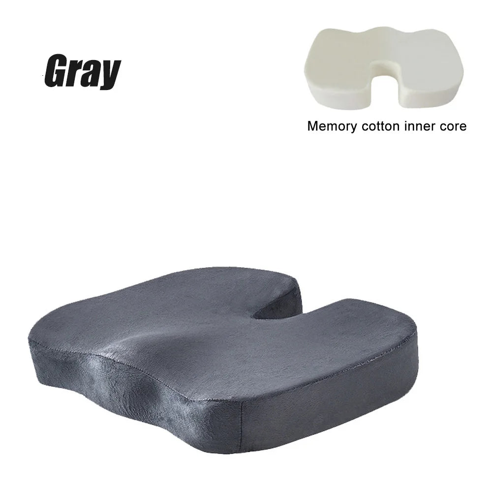 Memory Foam U Shaped Travel Seat Cushion for Adult Hip Support